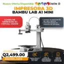 BambuLab – A1 Mini Impresión 3D Ultra Velocidad y Ultra Calidad