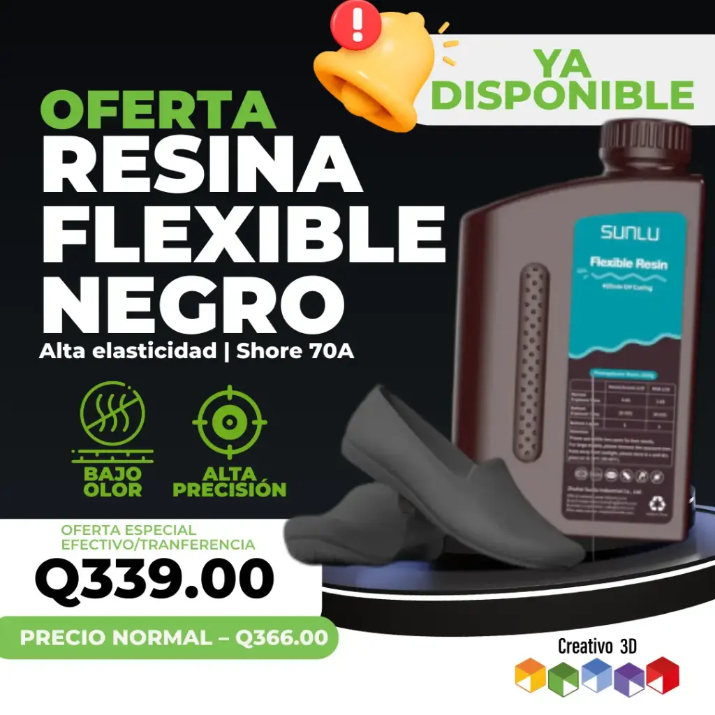 Resina – Flexible Negro | Sunlu