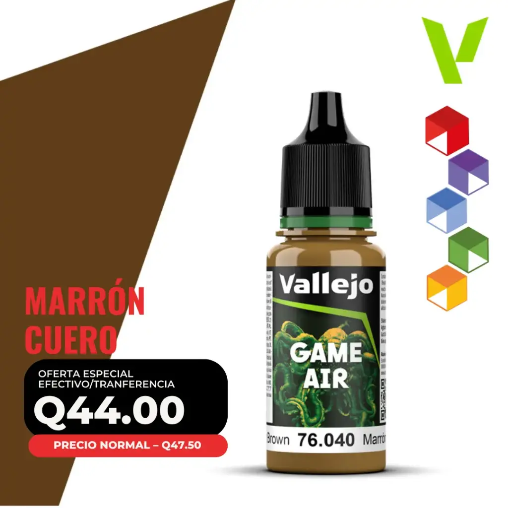 Vallejo Game Air – Marrón Cuero (76.040 – Pos. 42)
