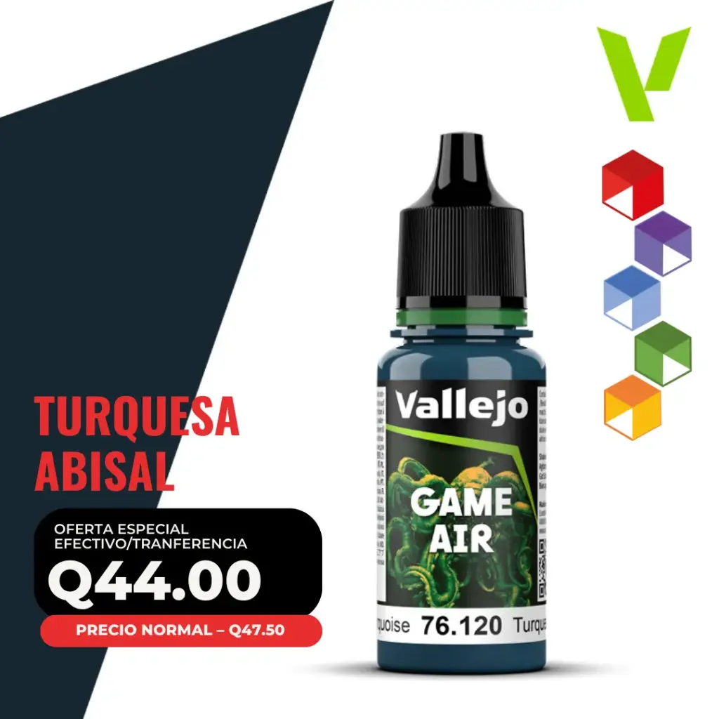 Vallejo Game Air – Turquesa Abisal (76.120 – Pos. 29)