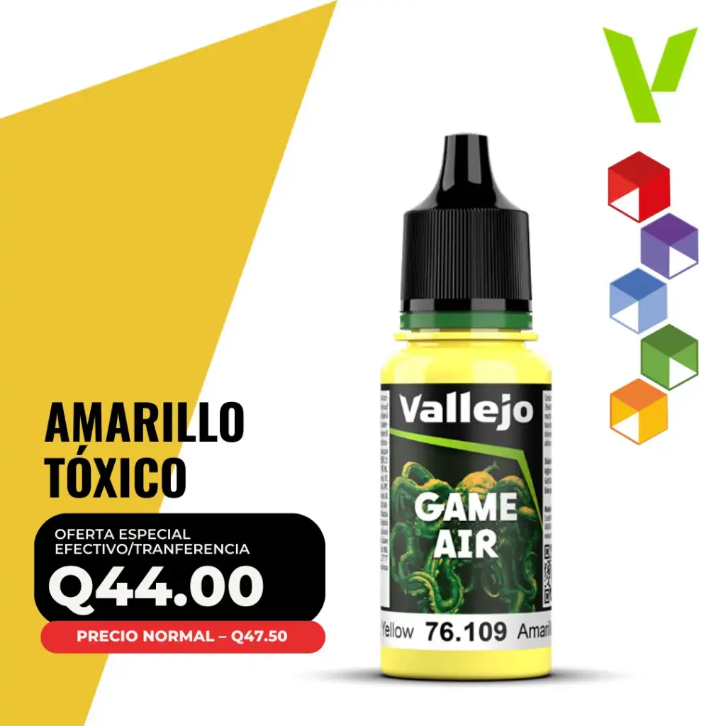 Vallejo Game Air – Amarillo Tóxico (76.109 – Pos. 8)