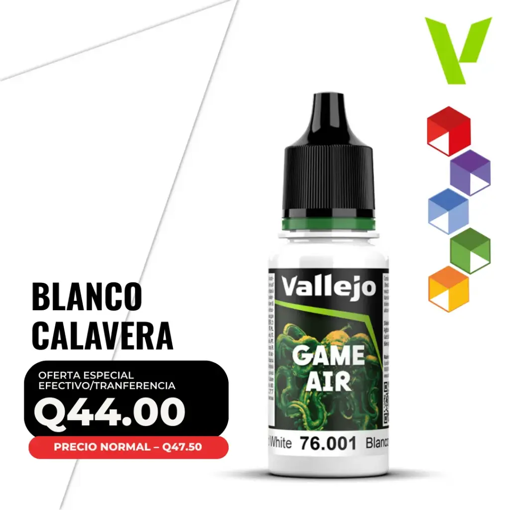 Vallejo Game Air – Blanco Calavera (76.001 – Pos. 1)