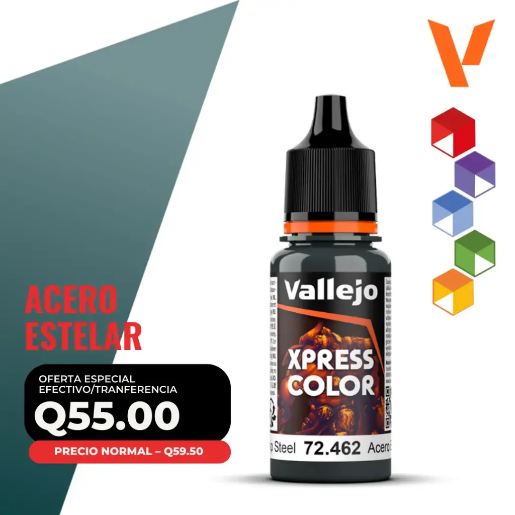 Vallejo Xpress Color – Acero Estelar (72.462 – Pos. 174)