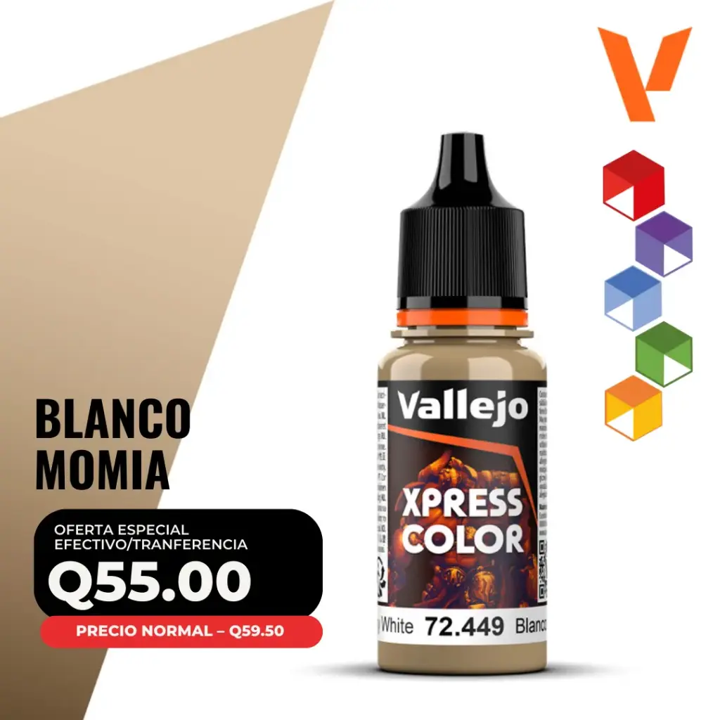 Vallejo Xpress Color – Blanco Momia (72.449 – Pos. 161)