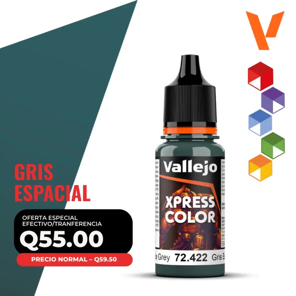 Vallejo Xpress Color – Gris Espacial (72.422 – Pos. 158)