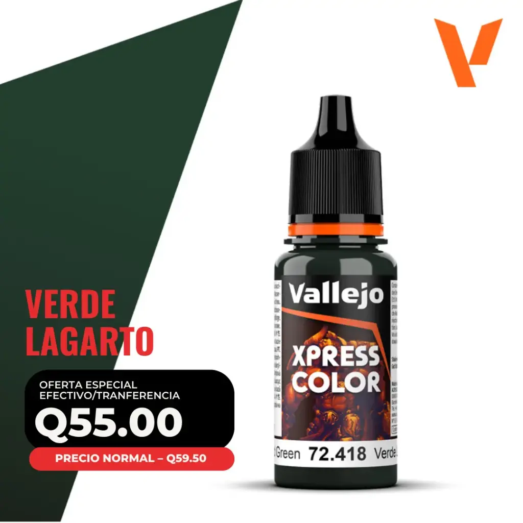Vallejo Xpress Color – Verde Lagarto (72.418 – Pos. 154)