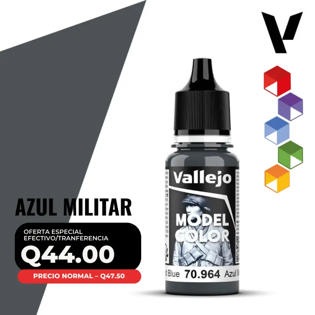 Vallejo Model Color – Azul Militar (70.964 – Pos. 173)