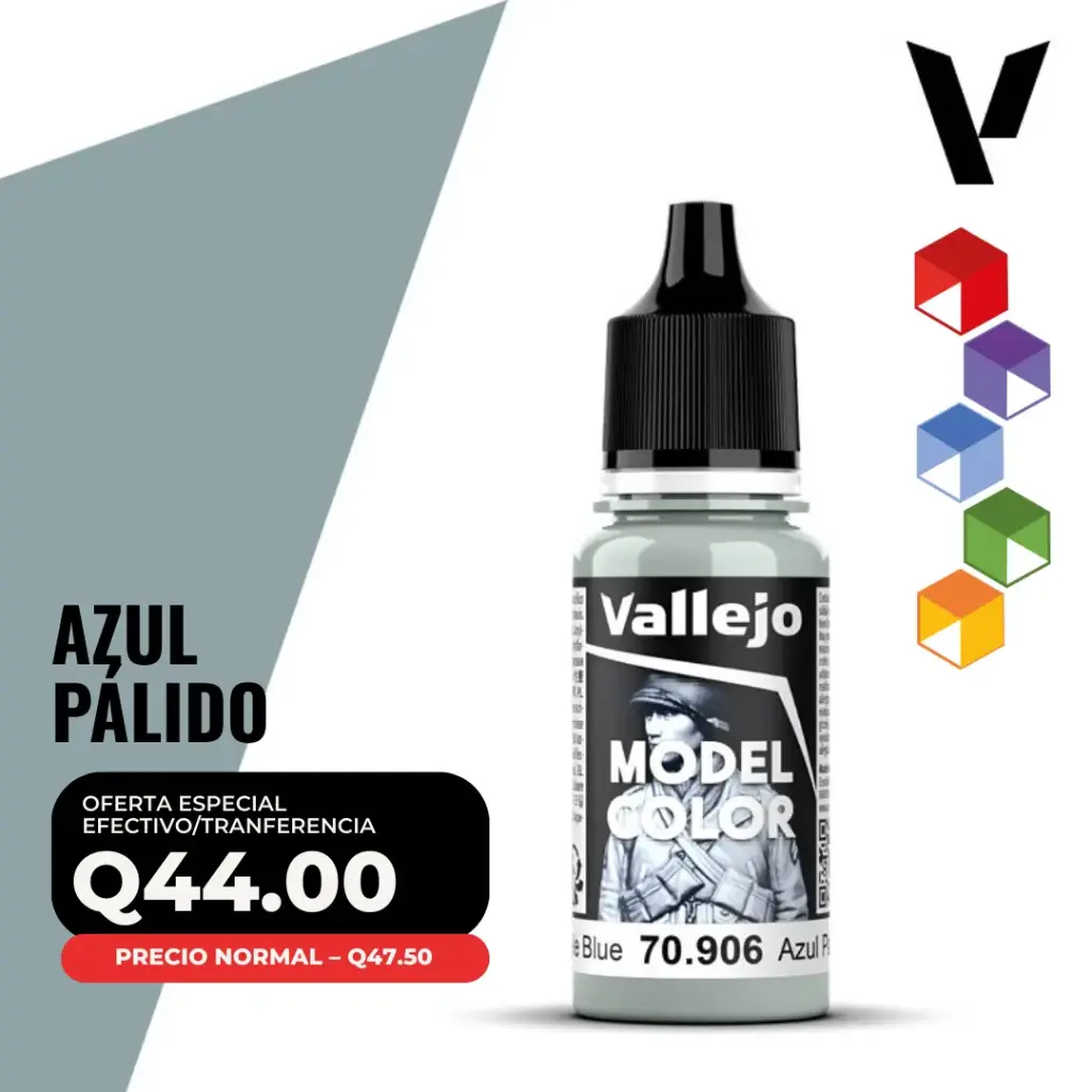 Vallejo Model Color – Azul Pálido (70.906 – Pos. 169)