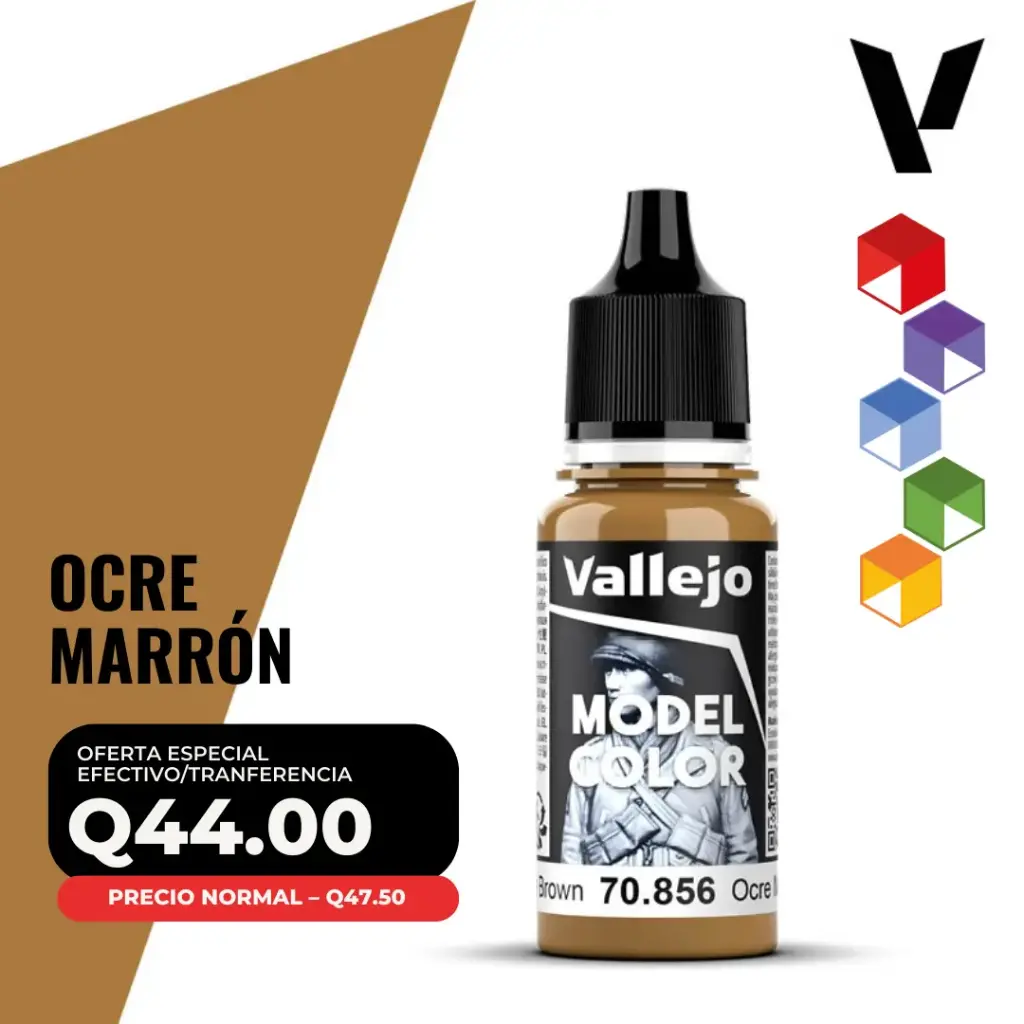 Vallejo Model Color – Ocre Marrón (70.856 – Pos. 159)
