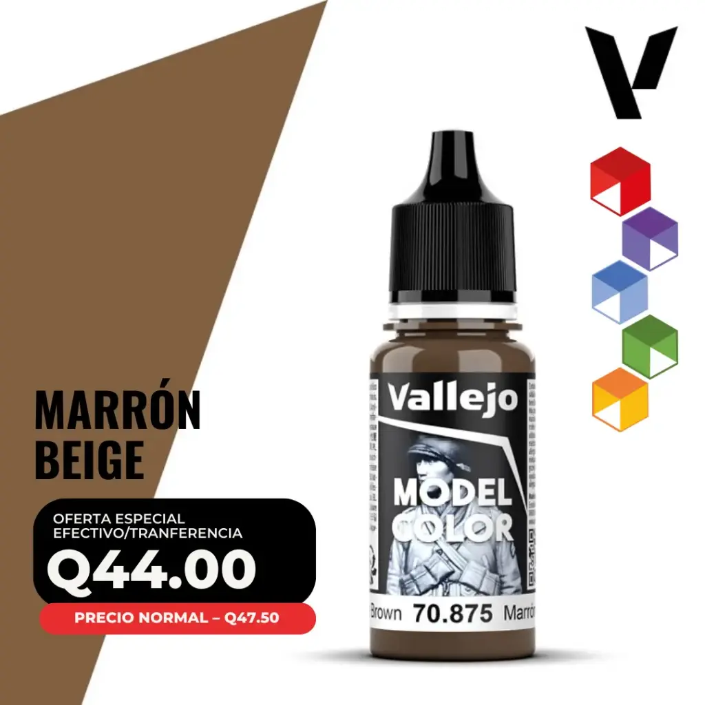 Vallejo Model Color – Marrón Beige (70.875 – Pos. 150)