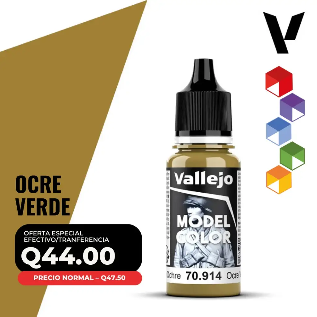 Vallejo Model Color – Ocre Verde (70.914 – Pos. 132)
