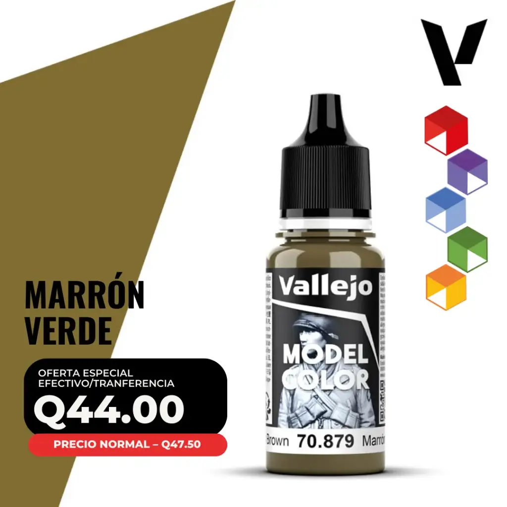 Vallejo Model Color – Marrón Verde (70.879 – Pos. 127)