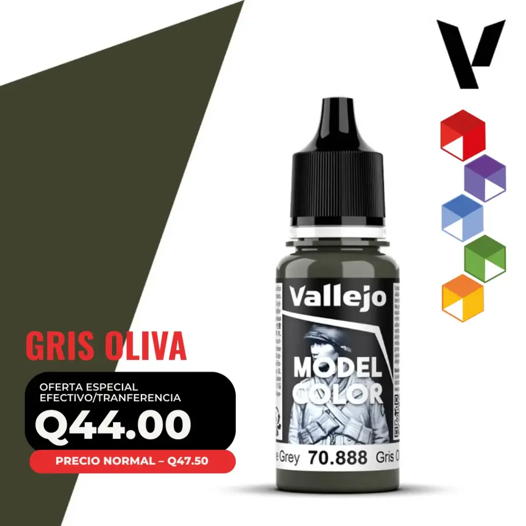 Vallejo Model Color – Gris Oliva (70.888 – Pos. 107)