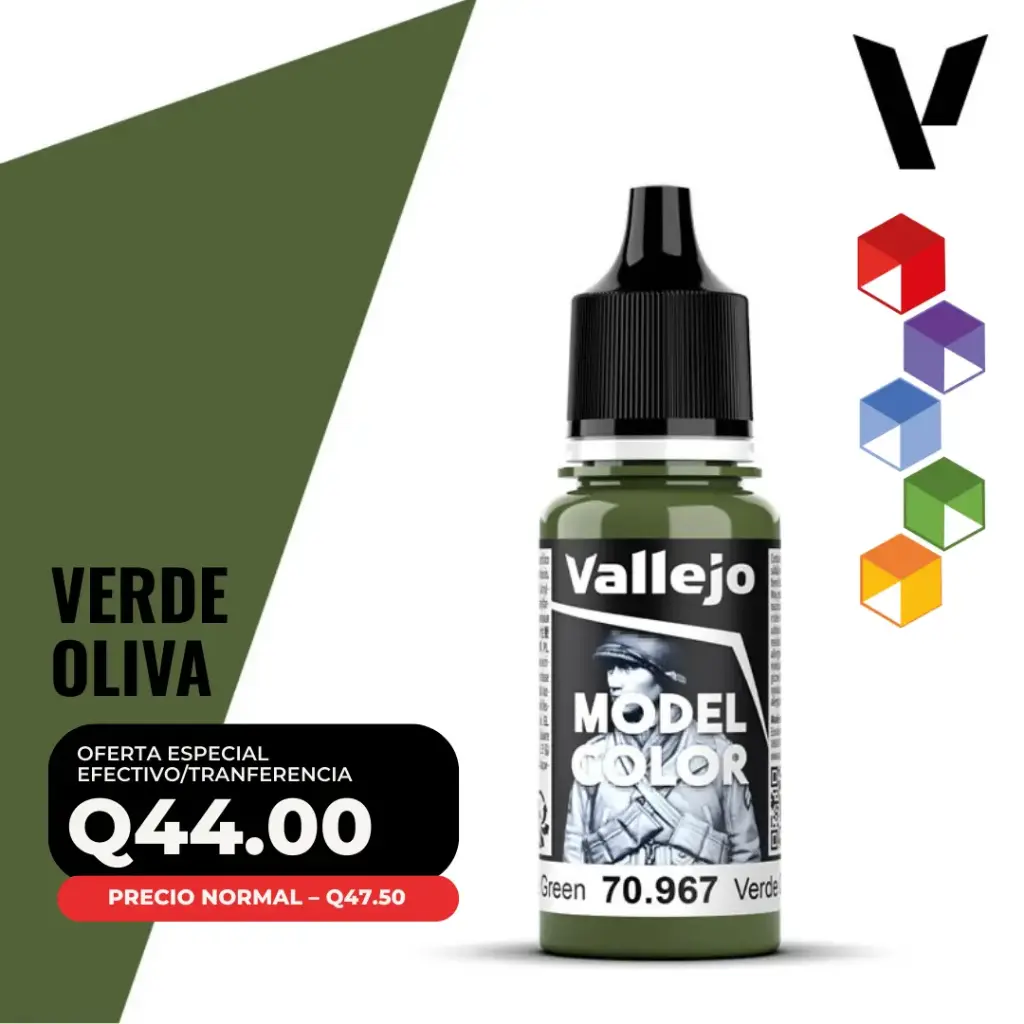 Vallejo Model Color – Verde Oliva (70.967 – Pos. 92)