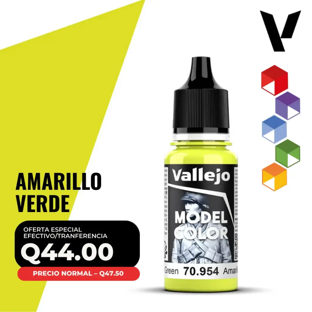 Vallejo Model Color – Amarillo Verde (70.954 – Pos. 90)
