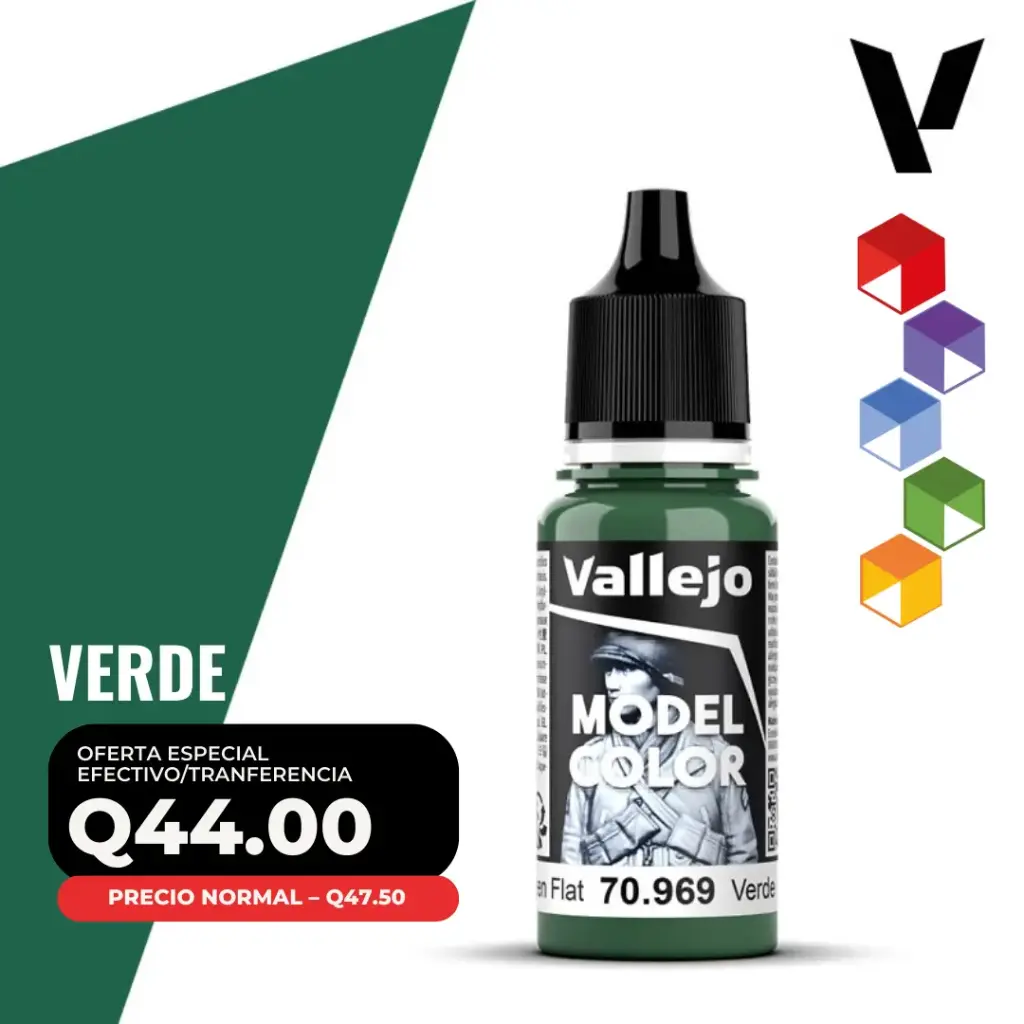 Vallejo Model Color – Verde (70.969 – Pos. 78)