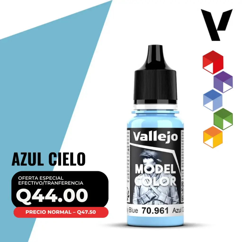 Vallejo Model Color – Azul Cielo (70.961 – Pos. 64)