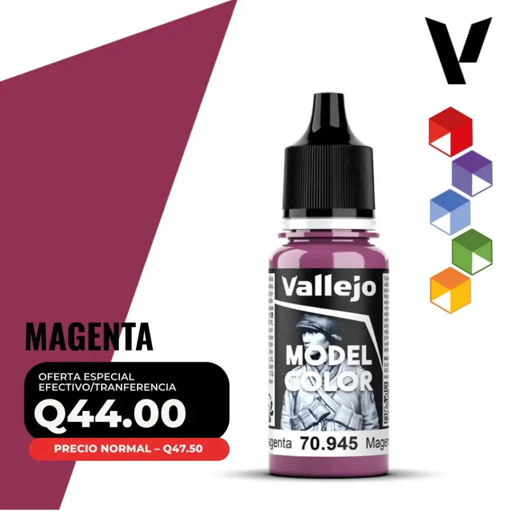 Vallejo Model Color – Magenta (70.945 – Pos. 44)
