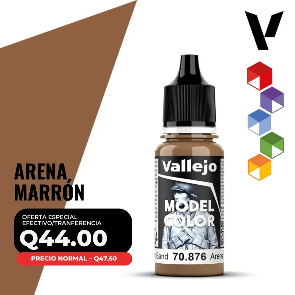Vallejo Model Color – Arena Marrón (70.876 – Pos. 15)