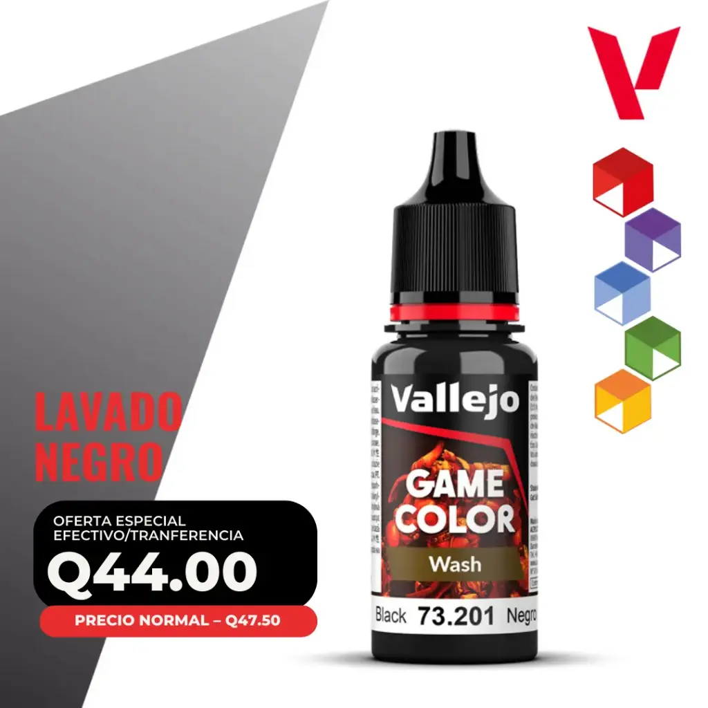 Vallejo Game Color – Lavado Negro (73.201 – Pos. 88) – Wash