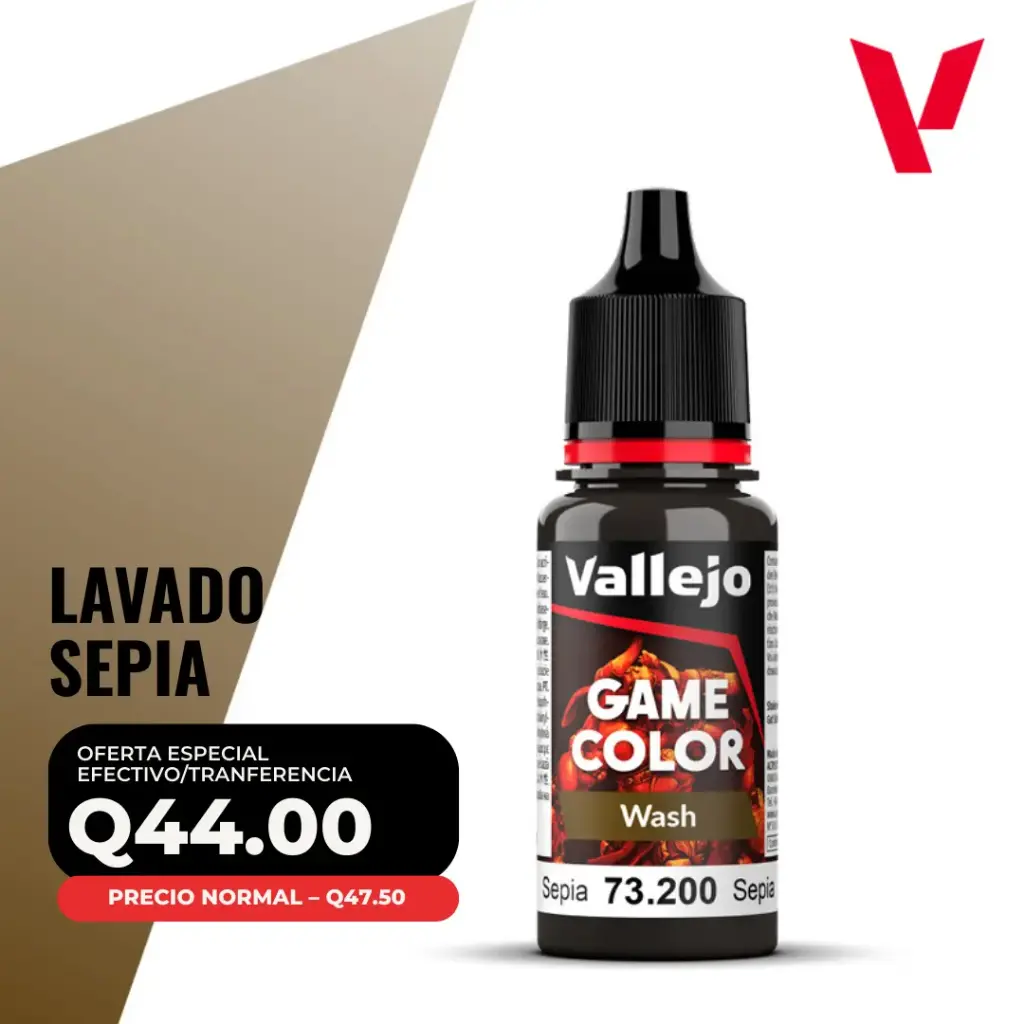 Vallejo Game Color – Lavado Sepia (73.200 – Pos. 87) – Wash