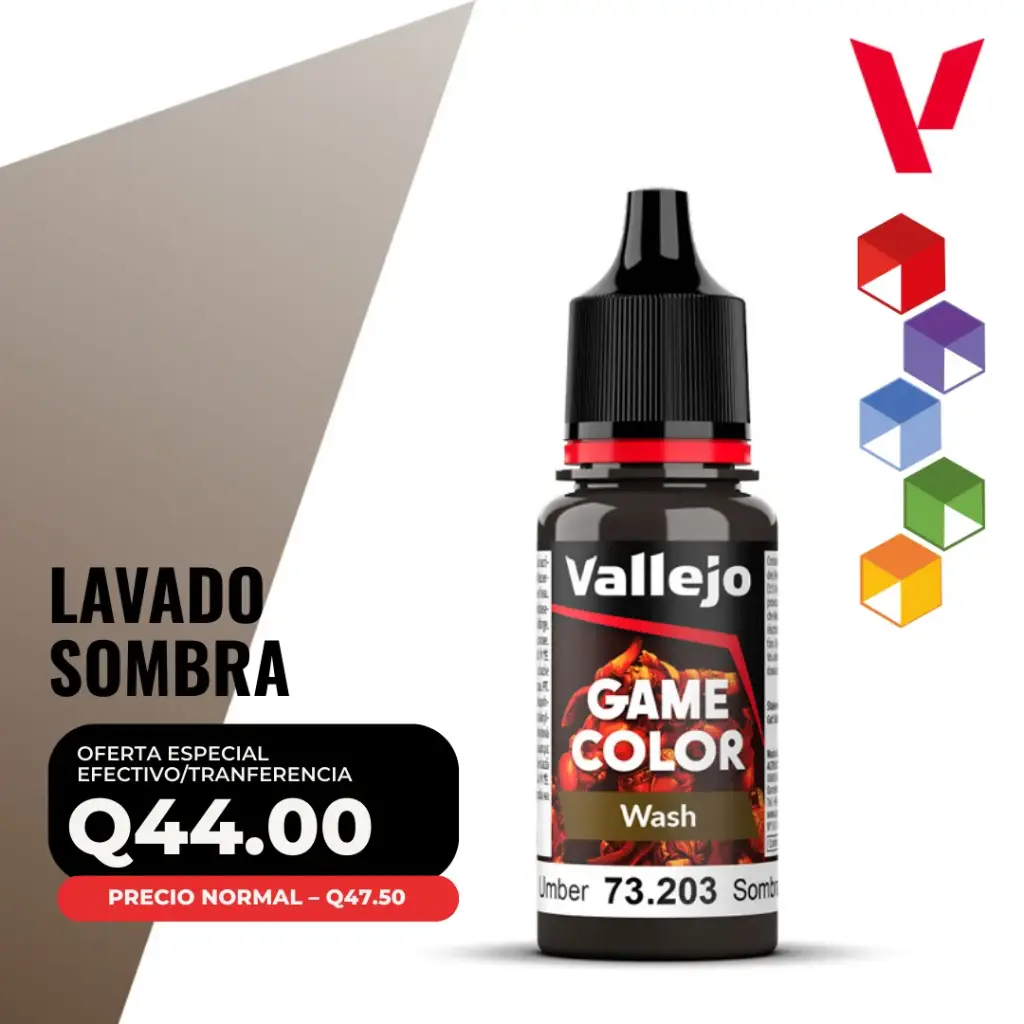 Vallejo Game Color – Lavado Sombra (73.203 – Pos. 86) – Wash