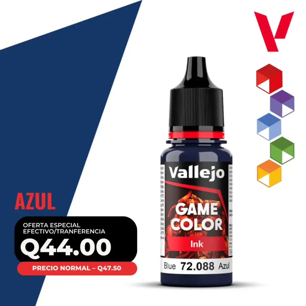 Vallejo Game Color – Azul (72.088 – Pos. 115) – Ink
