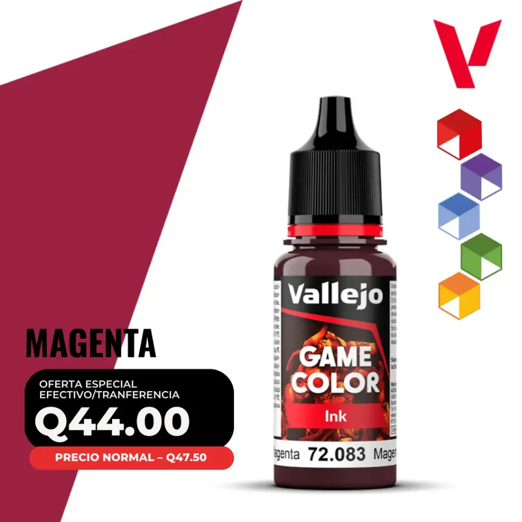 Vallejo Game Color – Magenta (72.083 – Pos. 113) – Ink