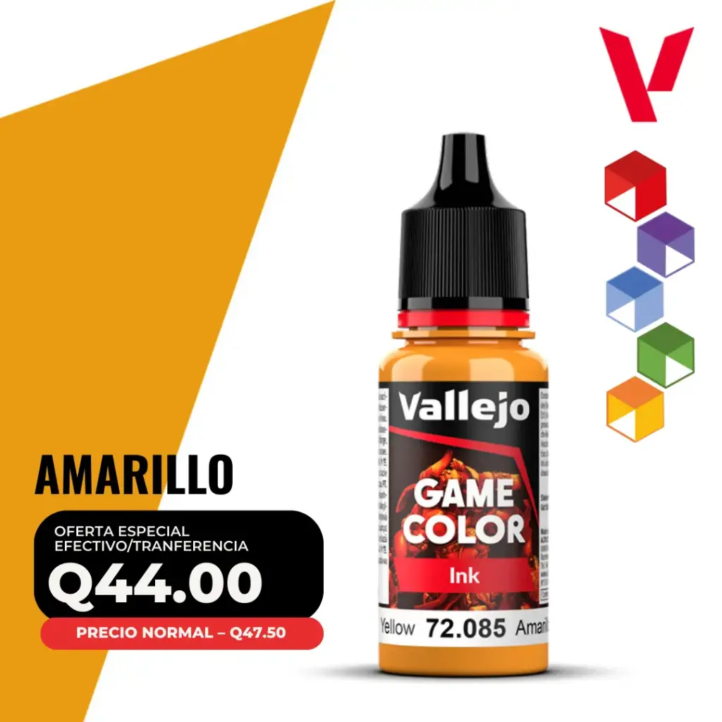 Vallejo Game Color – Amarillo (72.085 – Pos. 111) – Ink