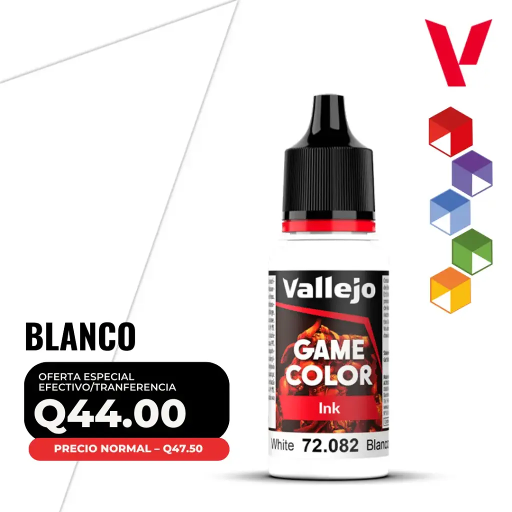 Vallejo Game Color – Blanco (72.082 – Pos. 109) – Ink