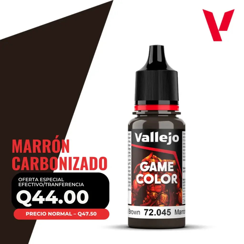 Vallejo Game Color – Marrón Carbonizado (72.045 – Pos. 71)