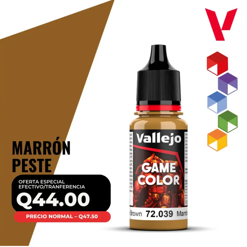 Vallejo Game Color – Marrón Peste (72.039 – Pos. 63)