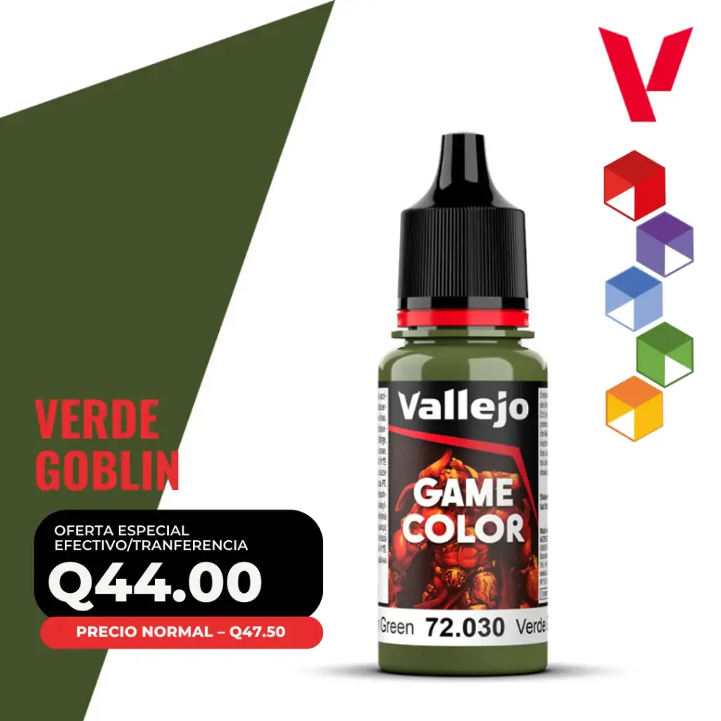 Vallejo Game Color – Verde Goblin (72.030 – Pos. 51)
