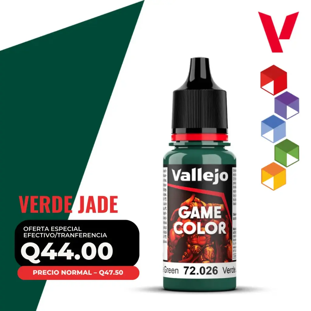 Vallejo Game Color – Verde Jade (72.026 – Pos. 47)