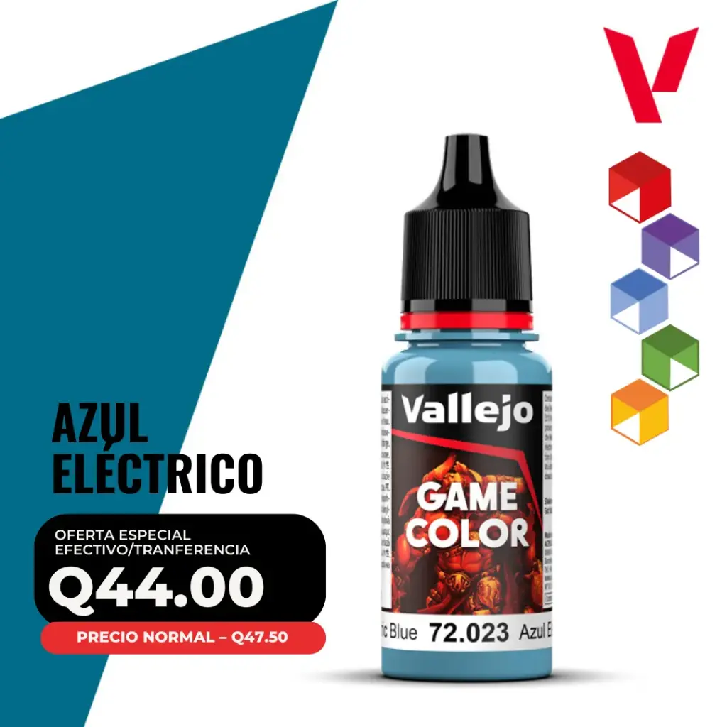 Vallejo Game Color – Azul Eléctrico (72.023 – Pos. 38)