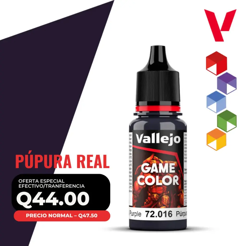 Vallejo Game Color – Púrpura Real (72.016 – Pos. 32)