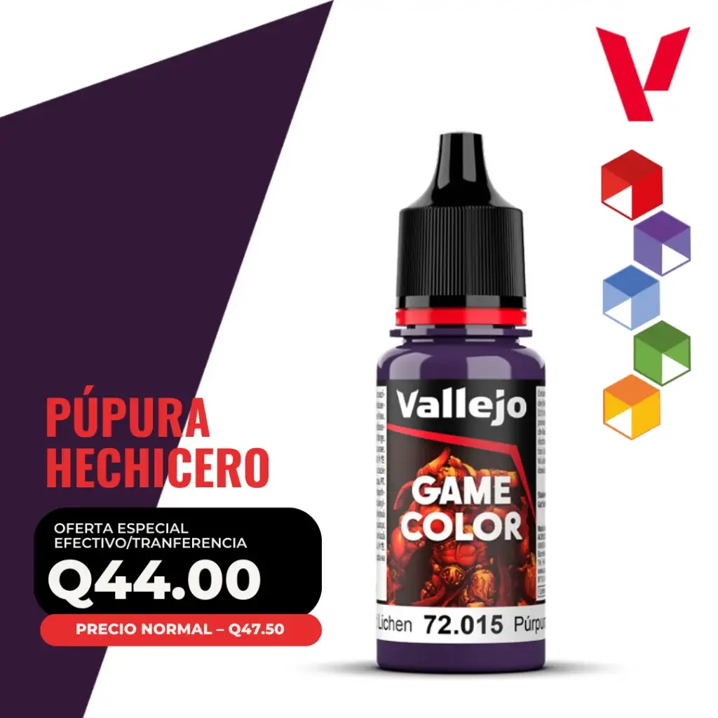Vallejo Game Color – Púrpura Hechicero (72.015 – Pos. 31)