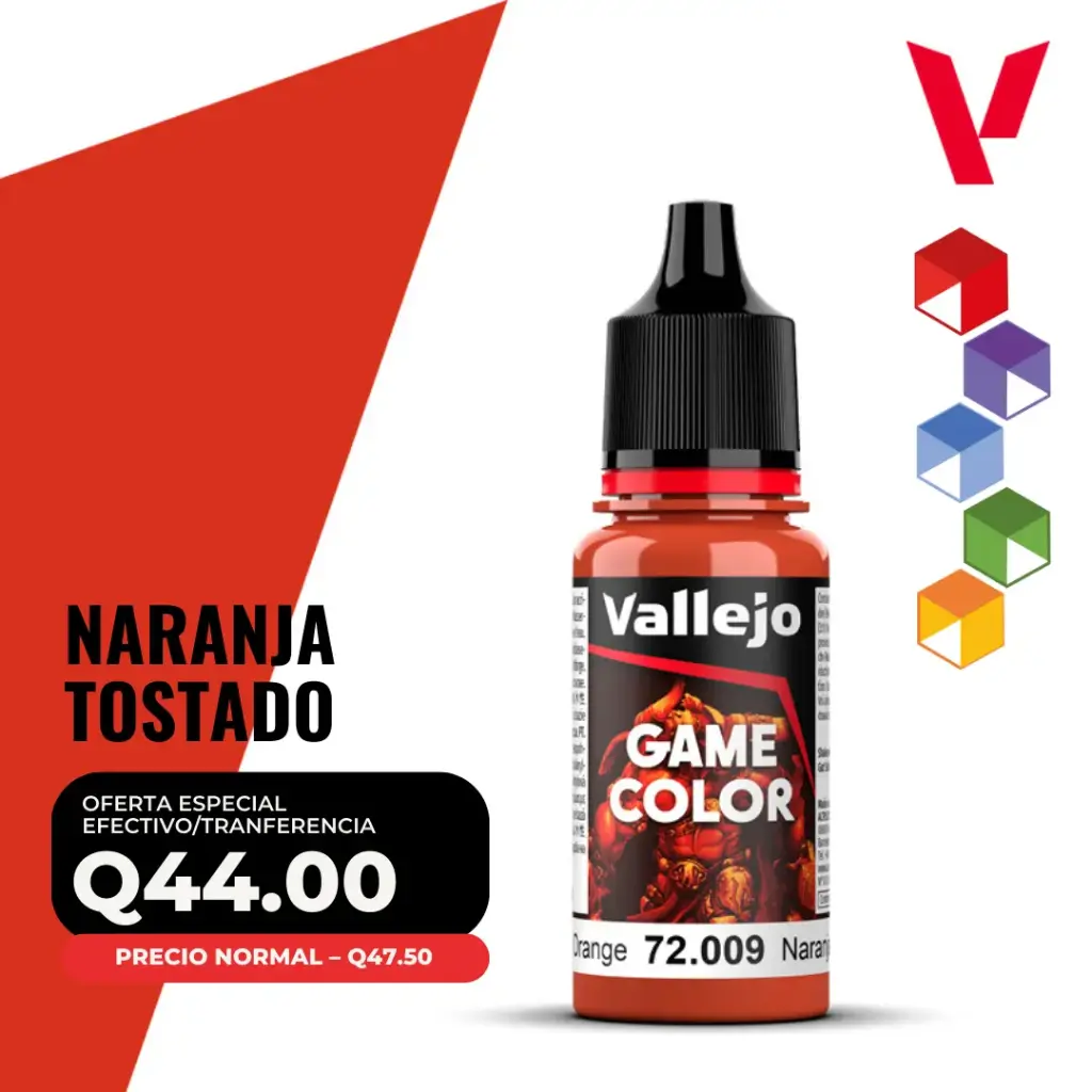 Vallejo Game Color – Naranja Tostado (72.009 – Pos. 19)