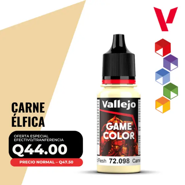 Vallejo Game Color – Carne Élfica (72.098 – Pos. 3)