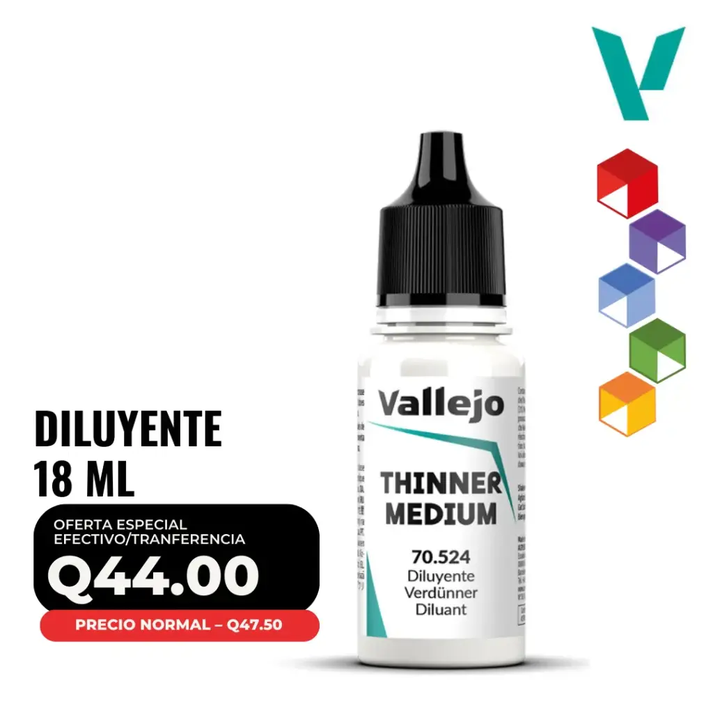 Vallejo – Diluyente 18ml (70.524 – Pos. 215)