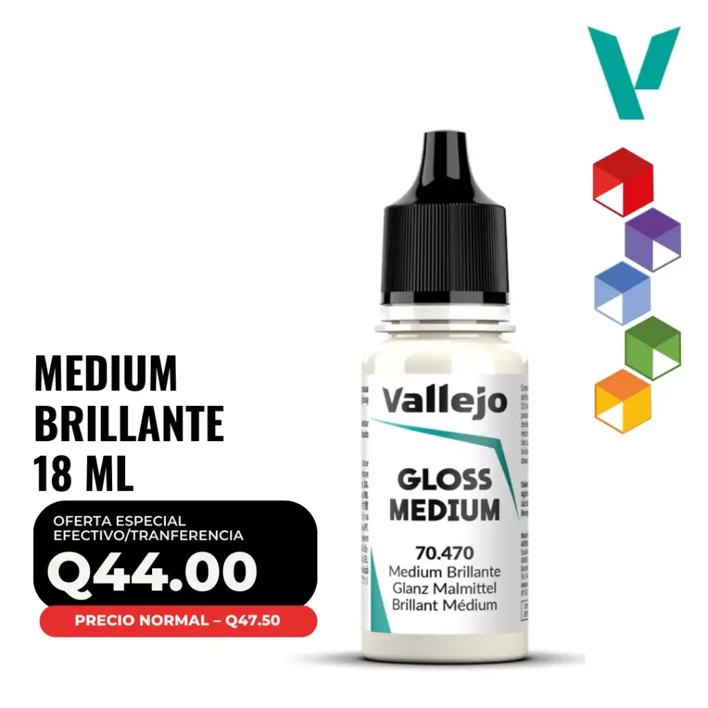 Vallejo – Medium Brillante 18ml (70.470 – Pos. 206)