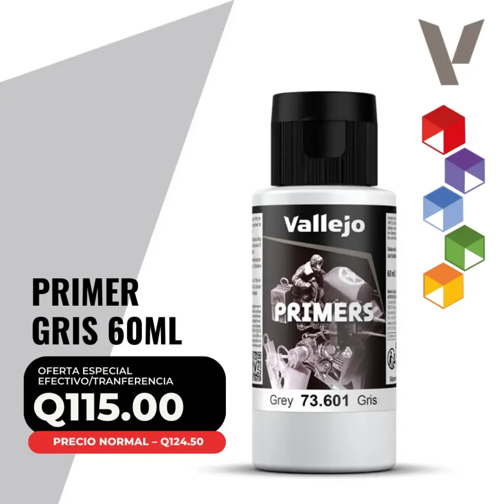 Vallejo Primer – Gris (73.601 – Pos. 2) 60 ml
