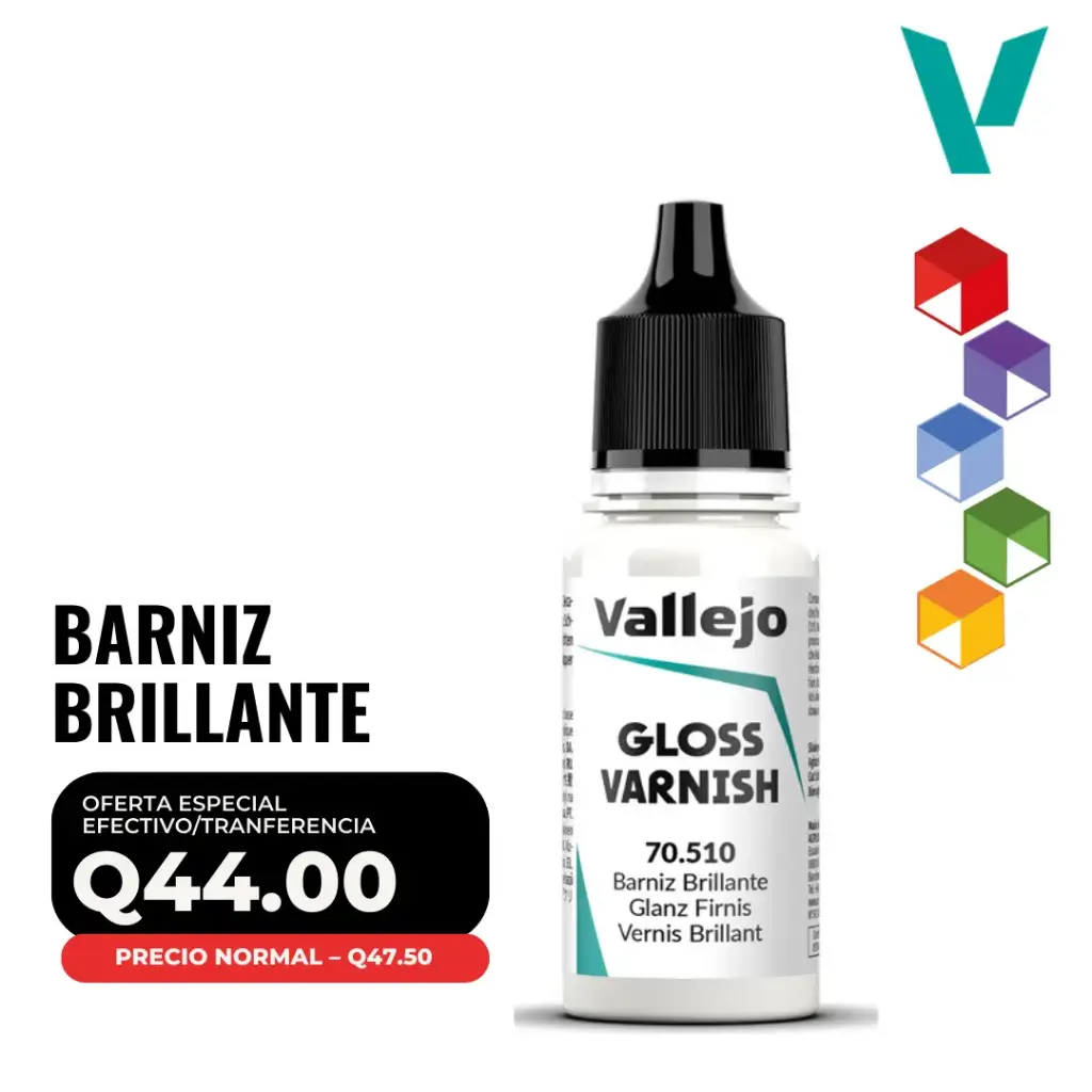 Vallejo – Barniz Brillante 18ml (70.510 – Pos. 209)