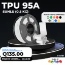 SUNLU TPU – 0.5 Kg / 1.75mm – Filamento para Impresora 3D