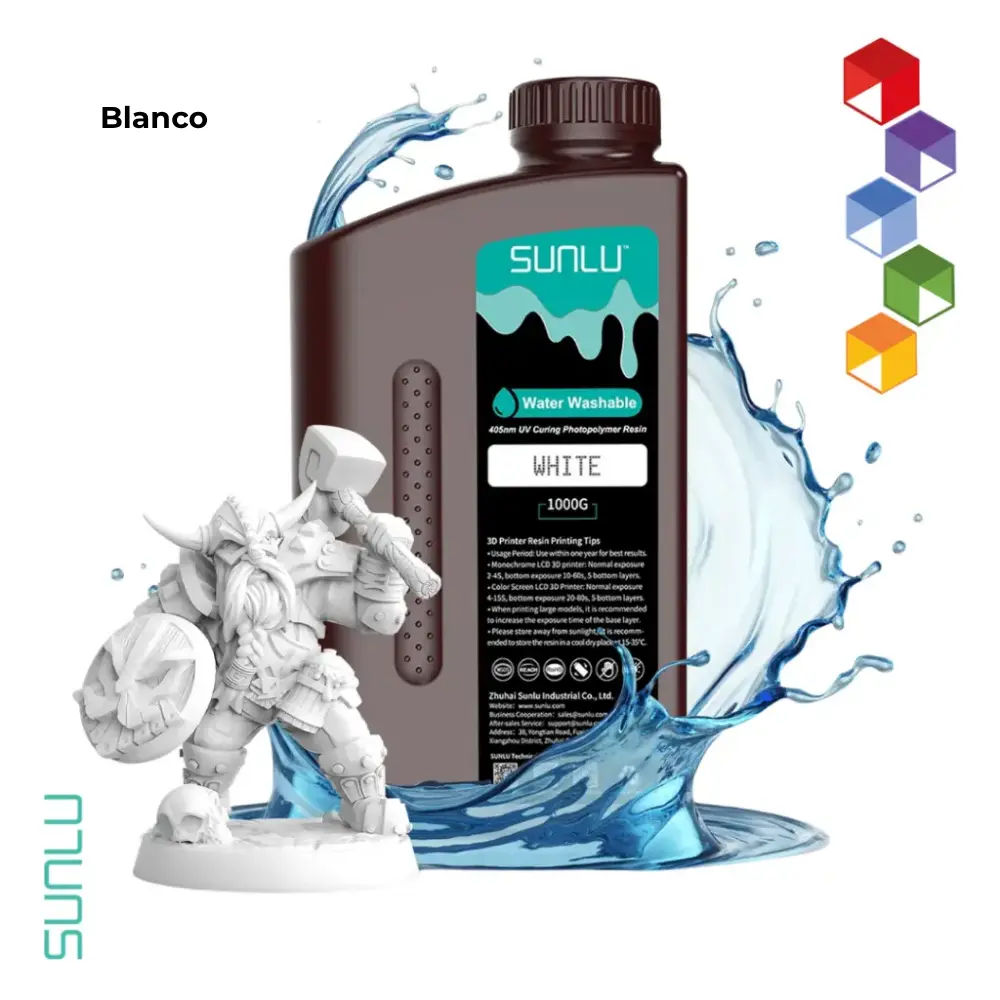 Resina Lavable en Agua Standard | Sunlu