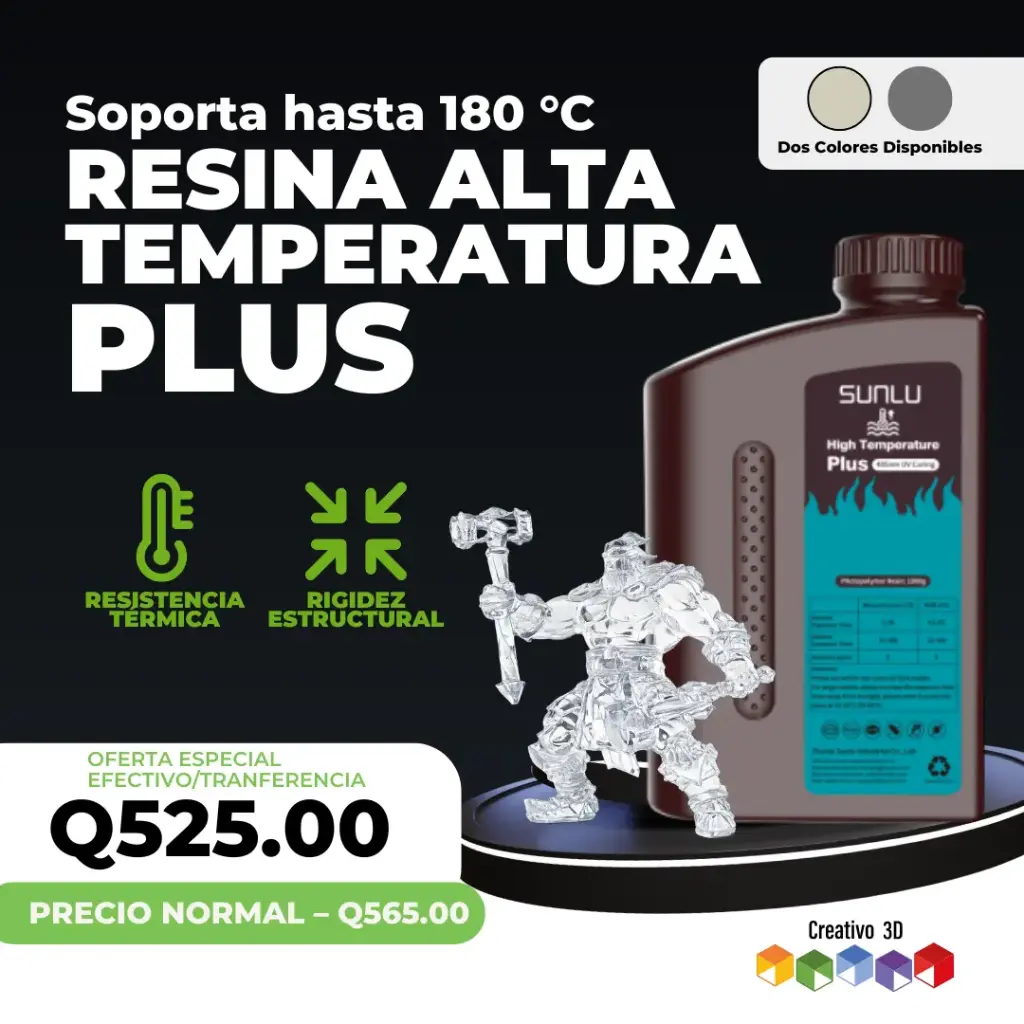 Resina – Alta Temperatura Plus | Sunlu