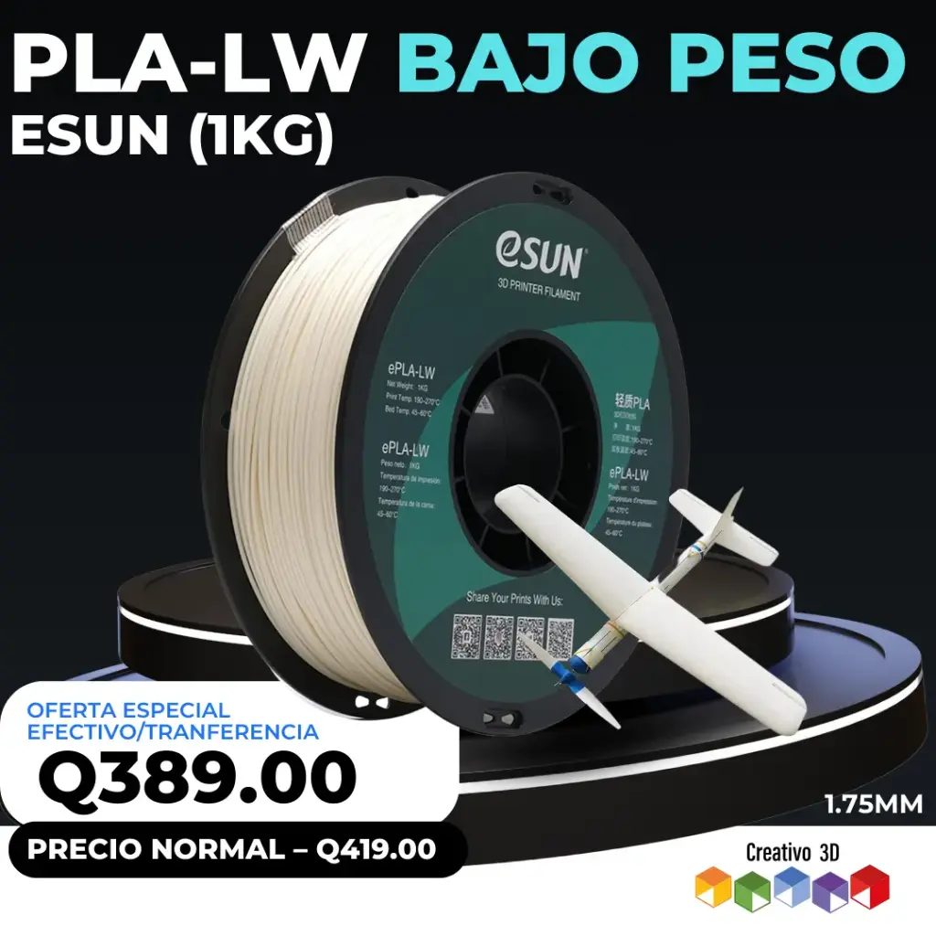 ePLA de Bajo Peso – 1. Kg / 1.75mm