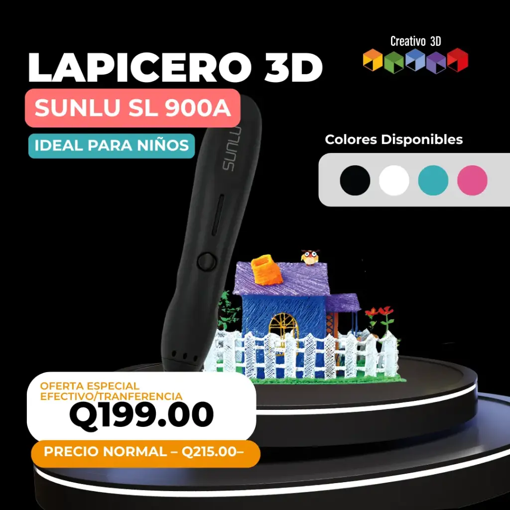 Lapicero 3D para Niños – SUNLU SL 900A