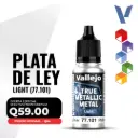 Vallejo True Metallic Metal - Plata de Ley Light (77.101)
