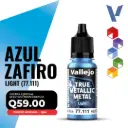 Vallejo True Metallic Metal - Azul Zafiro Light (77.111) 